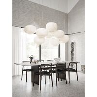 481 Cabin Dining Chair Dark Oak/Black Leather