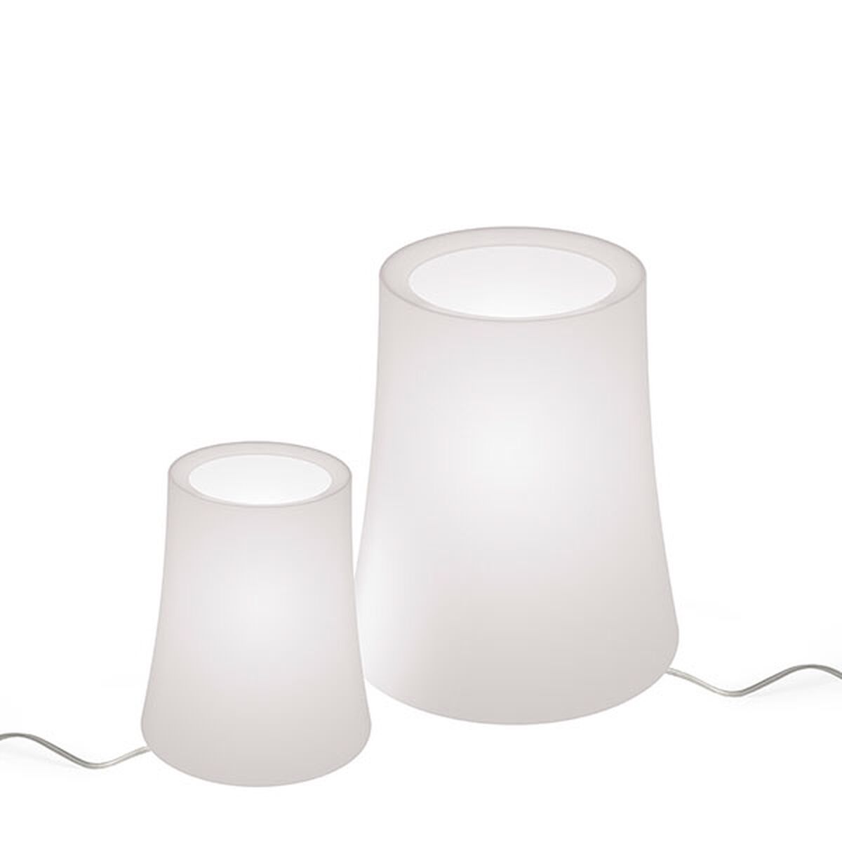 BIRDIE ZERO Bordlampe Hvit Stor