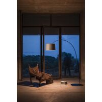 Twiggy Wood Floor Lamp Black/ Oak