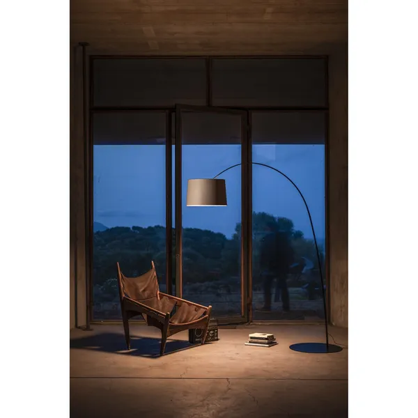 Twiggy Wood Floor Lamp Black/ Oak
