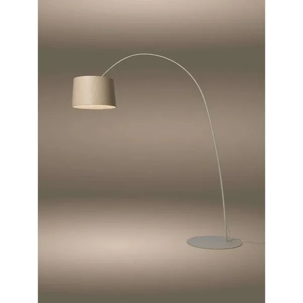 Twiggy Wood Floor Lamp Greige/Oak