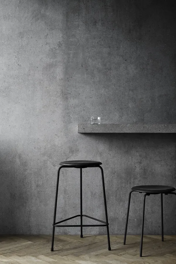 High Dot Stool Black
