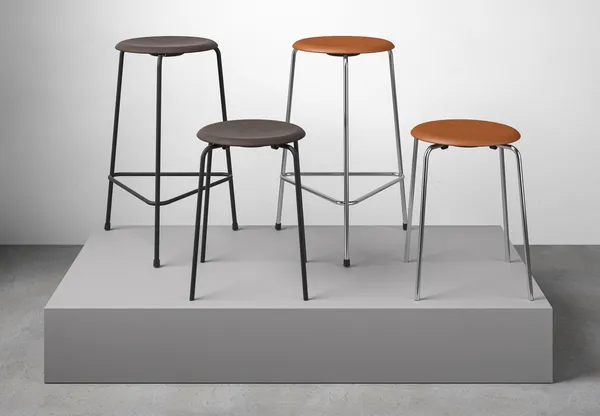 High Dot Stool Black