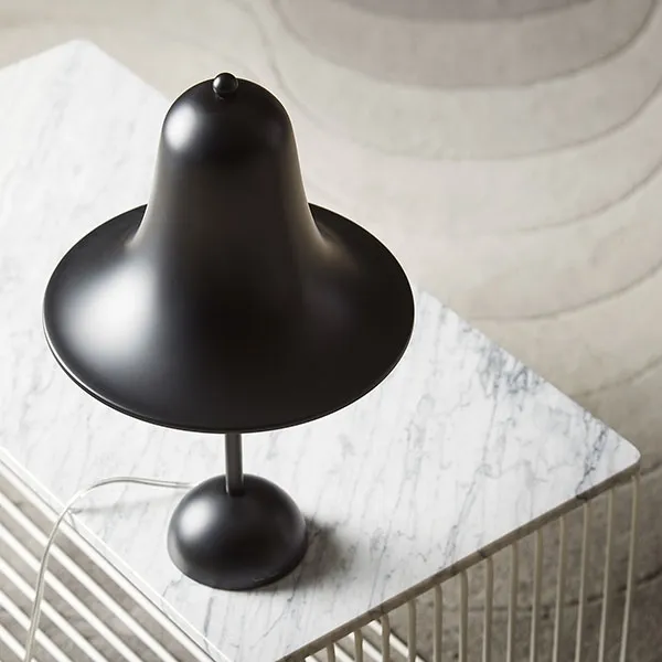 Pantop Bordlampe Mat Sort Ø23 cm