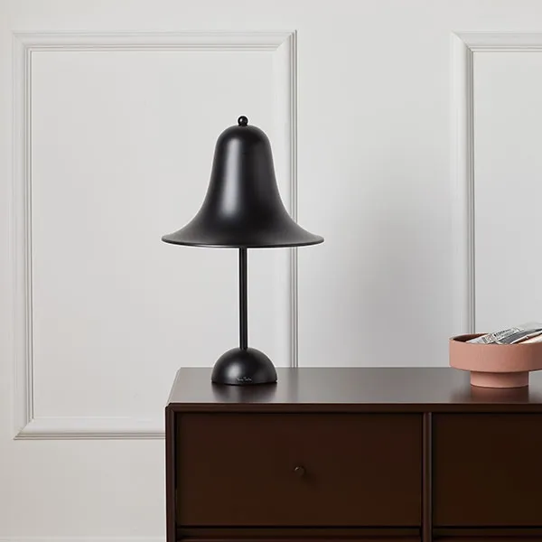 Pantop Bordlampe Mat Sort Ø23 cm