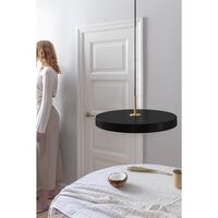 Asteria Pendant Black with Brass Top
