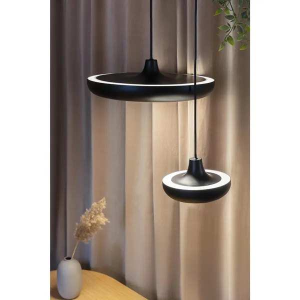 Cassini Mini Taklampe Sort