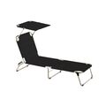 Fiam Amigo Top Sunbed Black