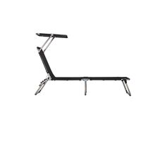 Fiam Amigo Top Sunbed Black