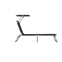 Fiam Amigo Top Sunbed Black