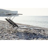 Fiam Amigo Top Sunbed Black