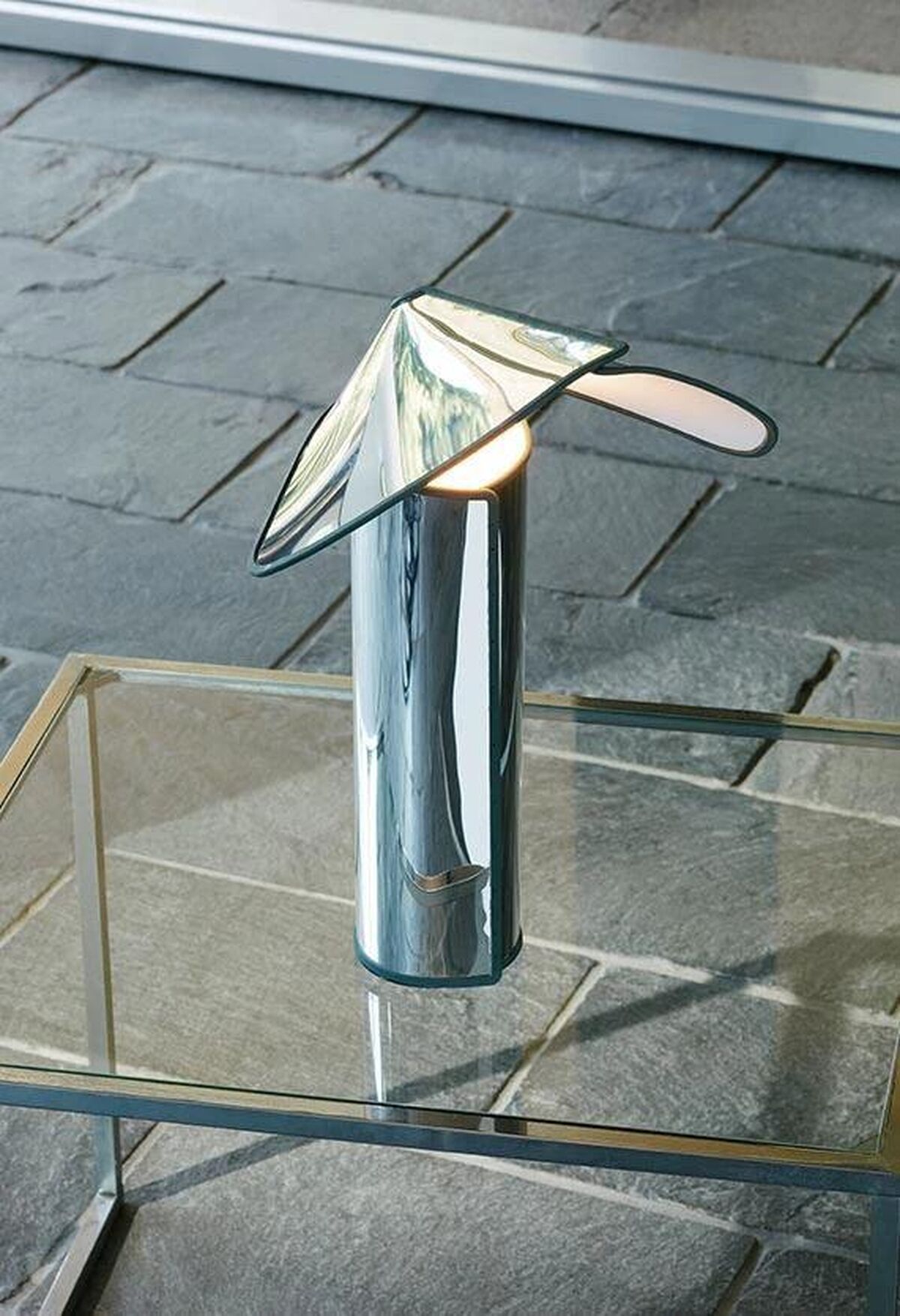Chiara Table Lamp Gold/Pink/ Red