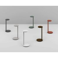 Oblique Table Lamp Gray