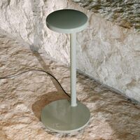 Oblique Table Lamp Gray