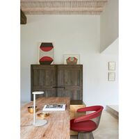 Oblique Table Lamp Gray
