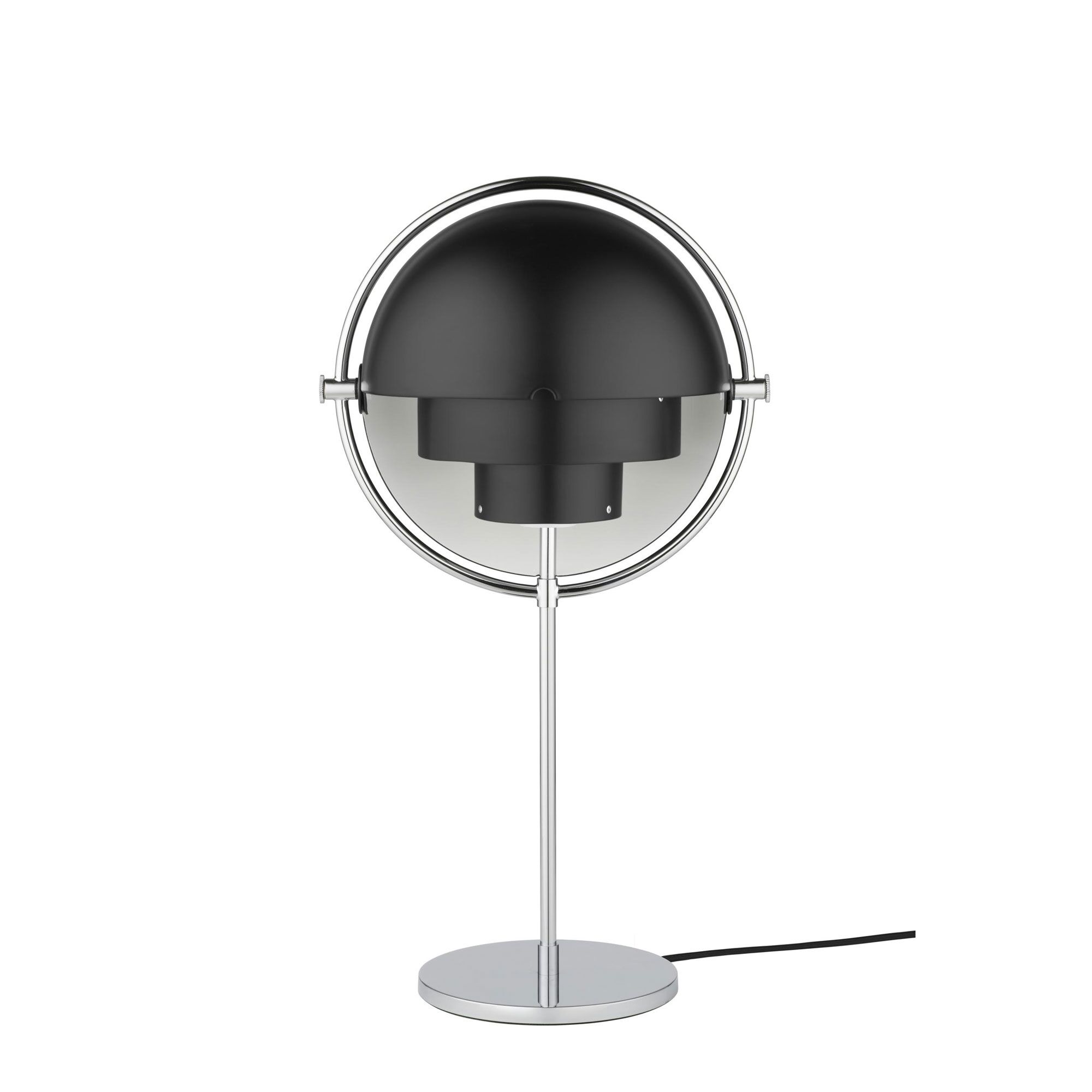 Lampe à Poser Multi-Lite Chrome & Noir