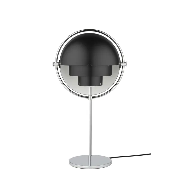 Lampe à Poser Multi-Lite Chrome & Noir