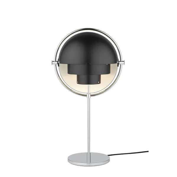 Lampe à Poser Multi-Lite Chrome & Noir
