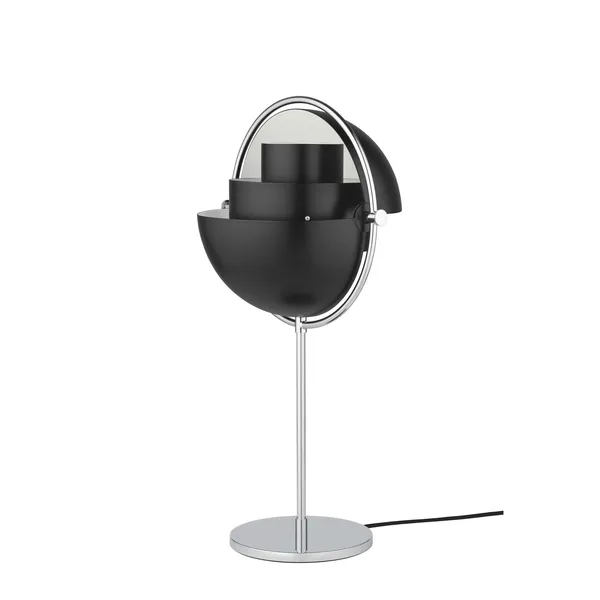 Lampe à Poser Multi-Lite Chrome & Noir
