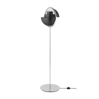 Lampadaire Multi-Lite Chrome & Noir