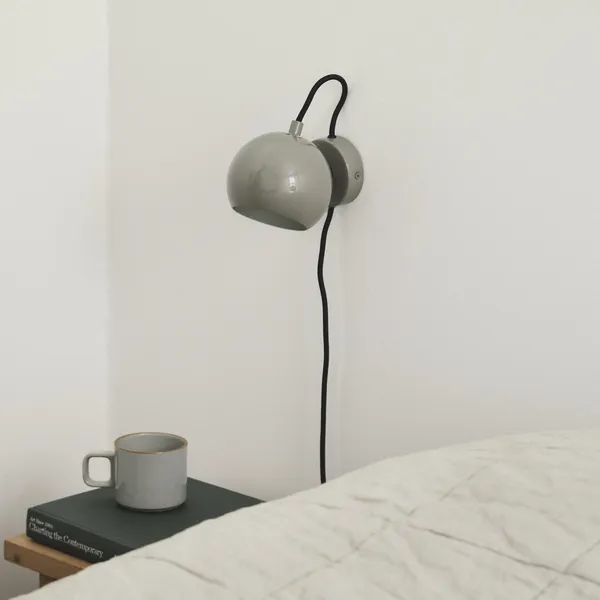 Ball Væglampe Mat Sort