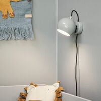 Ball Wall Lamp Matt Antique Brass