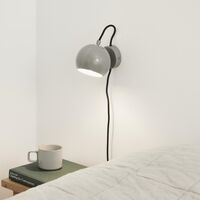 Ball Wall Lamp Matt Antique Brass