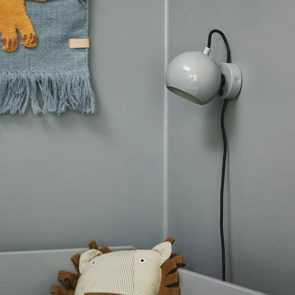 Ball Wall Lamp Matt Antique Brass