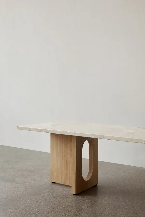 Androgyne Coffee Table Natural Oak/Kunis Breccia Sand