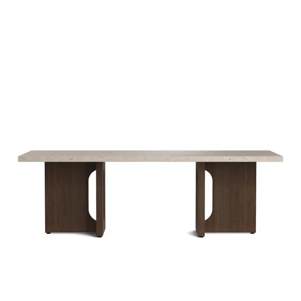 Androgyne Coffee Table Dark Oak/Kunis Breccia Sand