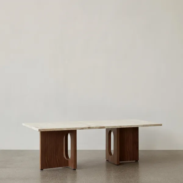 Androgyne Coffee Table Walnut/Kunis Breccia Sand