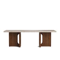 Androgyne Coffee Table Walnut/Kunis Breccia Sand