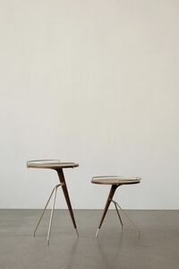 Umanoff Coffee Table Low Walnut/ Matt Lacquered Brass