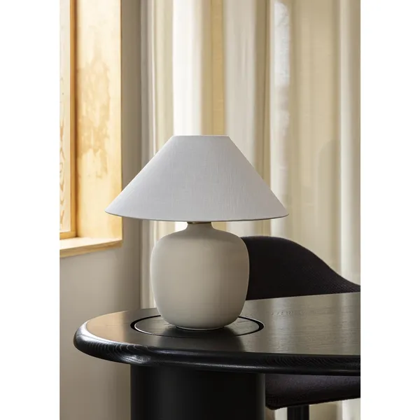Torso 57 Bordlampe Sort/Hvid