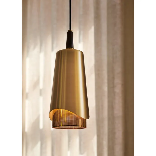 Umanoff Hanglamp Messing/ Walnoot