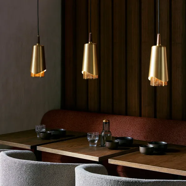Umanoff Hanglamp Messing/ Walnoot