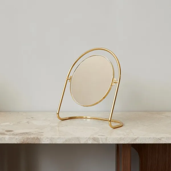 Nimbus Table Mirror Polished Brass