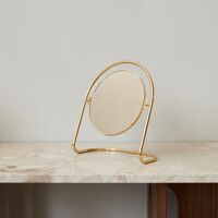 Nimbus Table Mirror Polished Brass