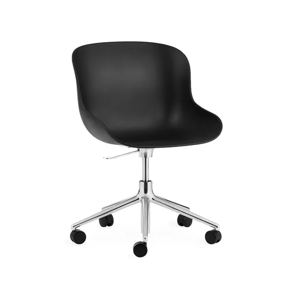 Silla de Oficina Hyg con Ruedas Aluminio/ Negro