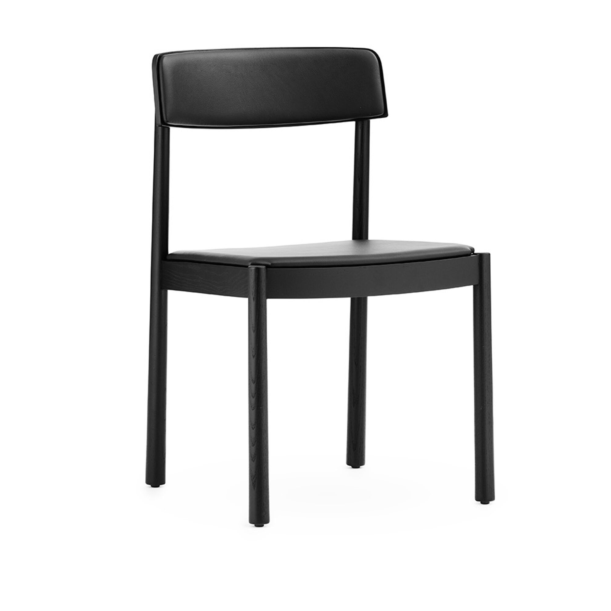 Timb Spisestol Trukket Sort/ Sort