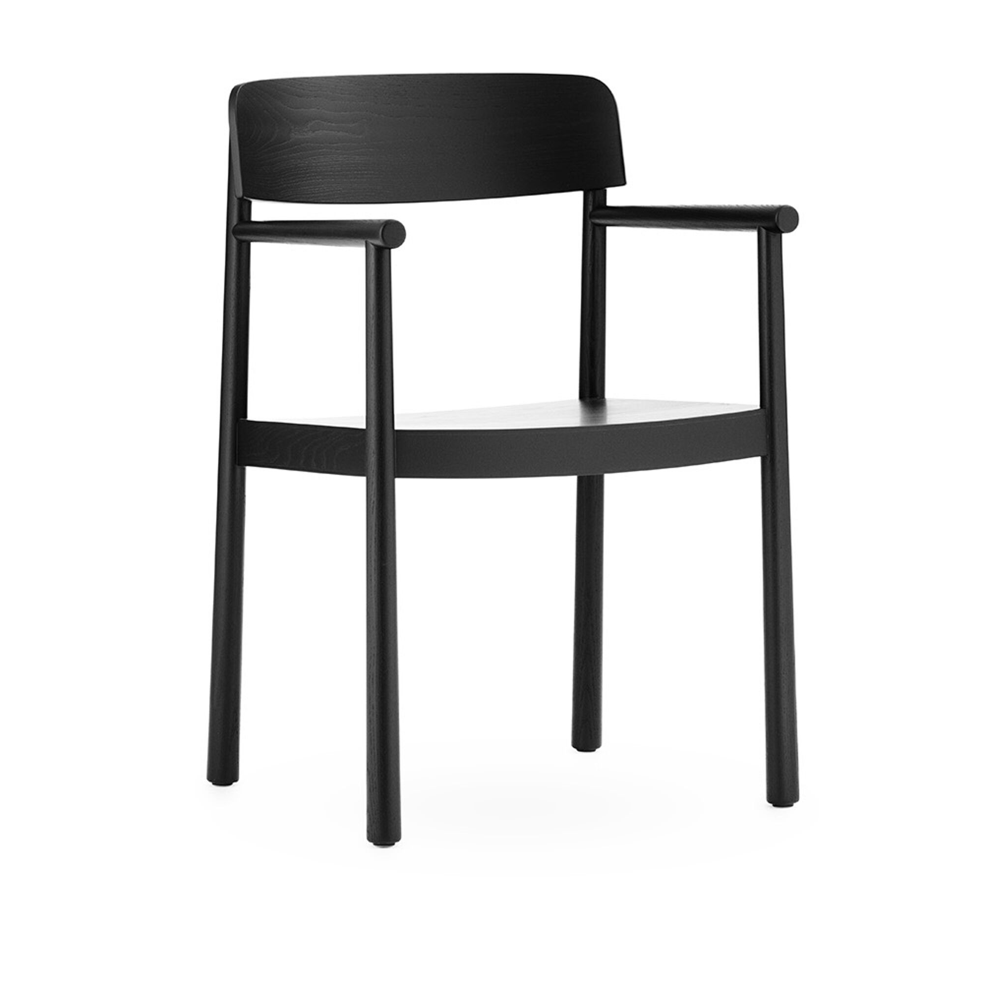 Timb Spisestol med Armlener Sort