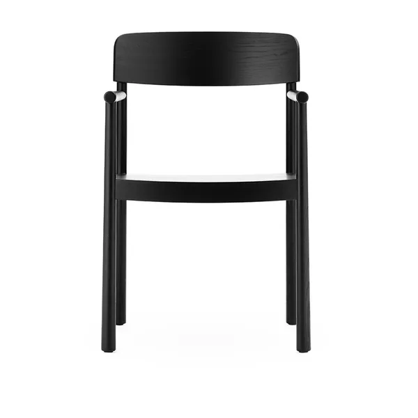 Timb Spisestol med Armlener Sort