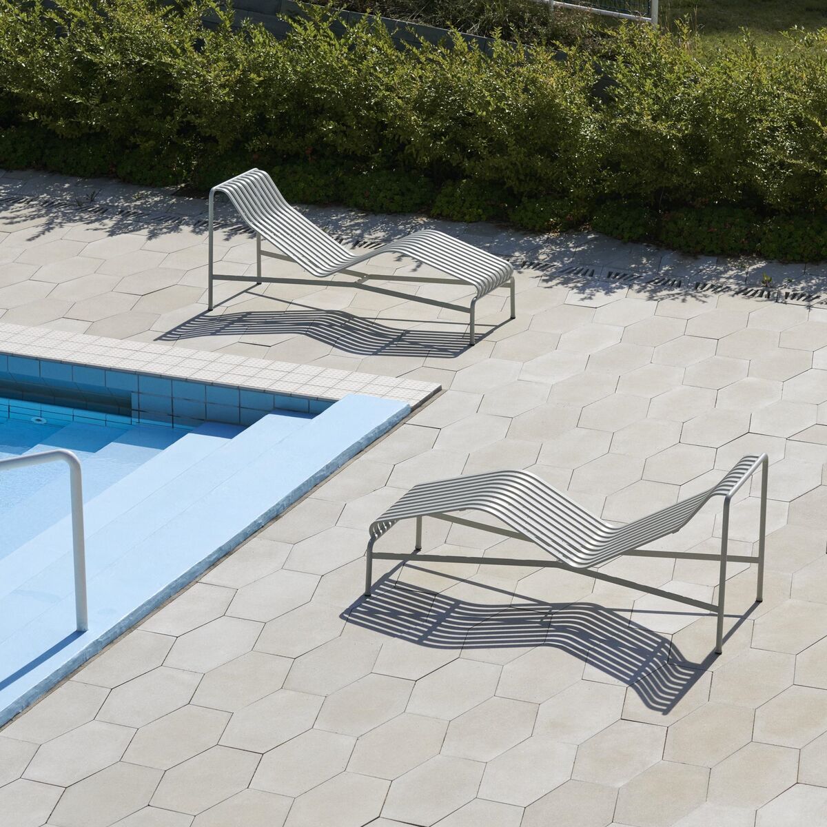 Palissade Chaise Longue Grijs