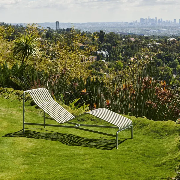 Palissade Chaiselongue Grau