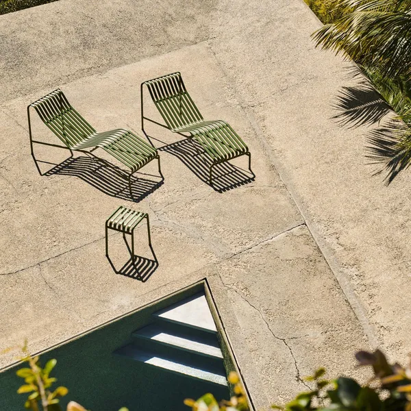 Palissade Chaiselongue Oliv