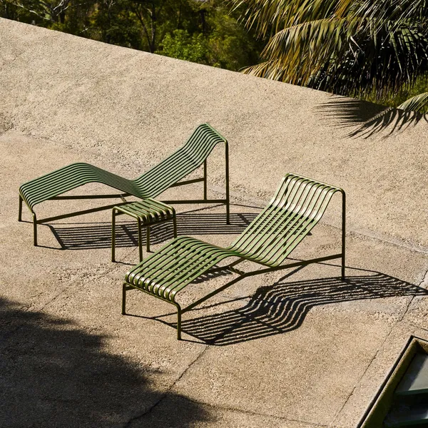 Palissade Chaiselongue Oliv