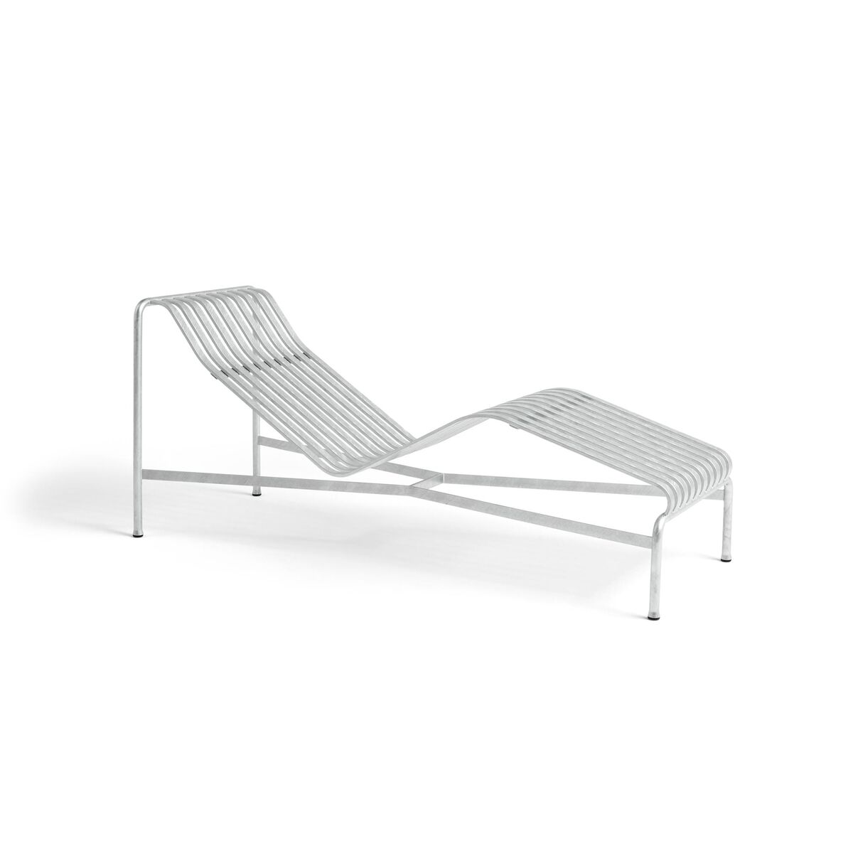 Palissade Chaise Longue Varmgalvaniseret Stål