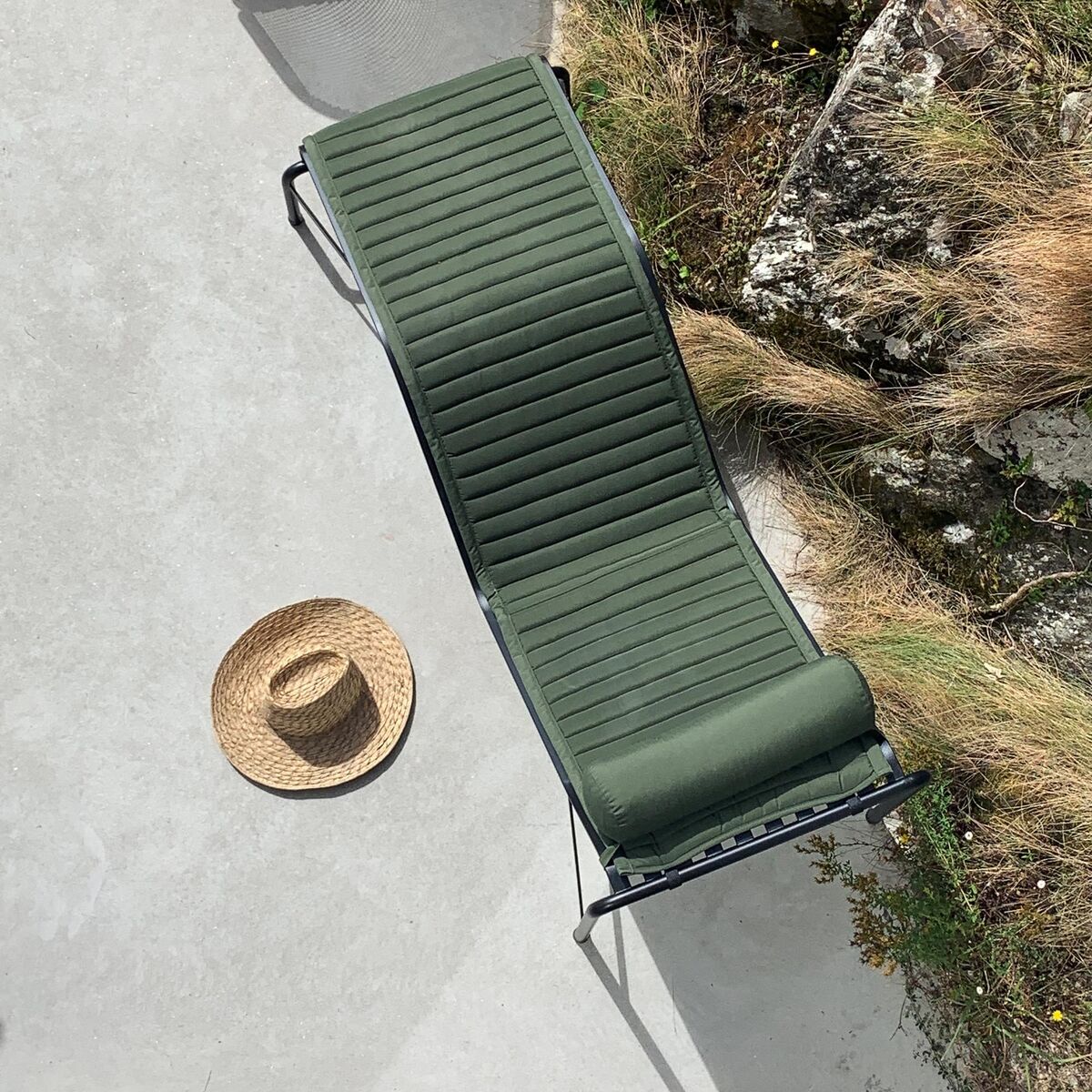 Palissade Chaise Longue Varmgalvaniseret Stål