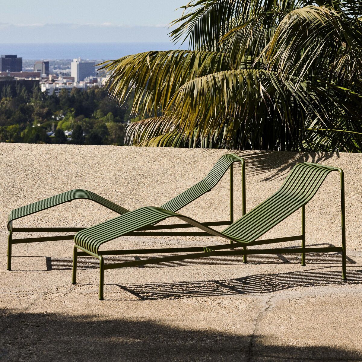Palissade Chaise Longue Varmgalvaniseret Stål
