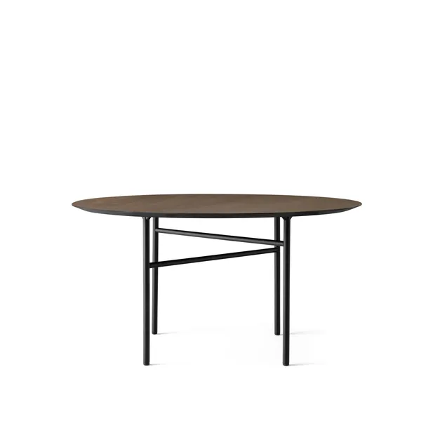 Snaregade Dining Table Round Ø138 Black & Dark Stained Oak